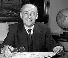 Fritz Steinhoff an seinem Schreibtisch; Rechte: dpa