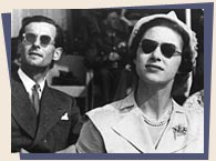 Die britische Prinzessin Margaret und Peter Townsend; Recht: dpa